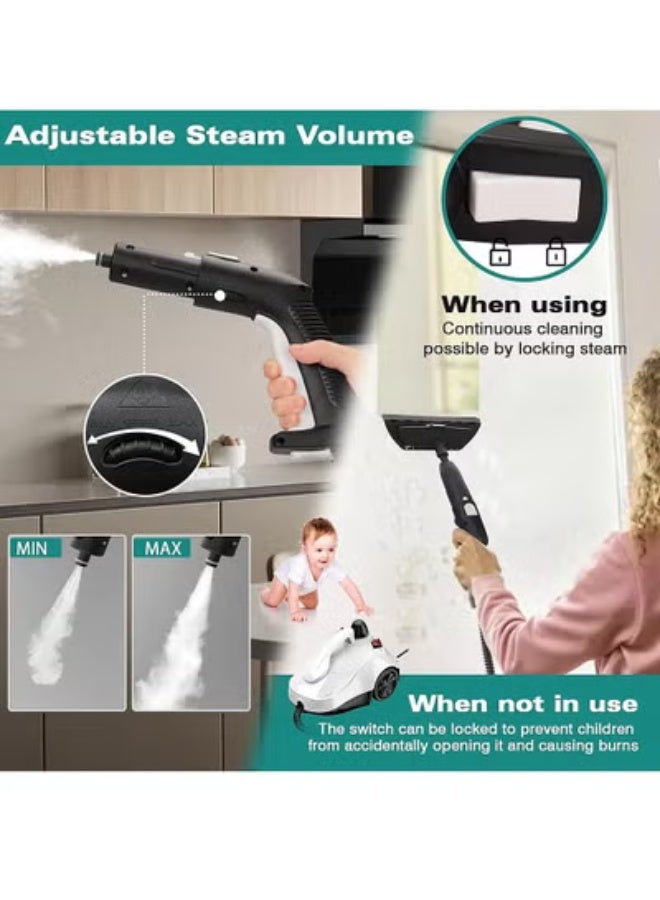 ET-LIFE Steam Cleaner, 5Bar Steam Pressure, 5-8Min Heating Time, 2000W, 2L, for Floor Cleaning... - Image 4